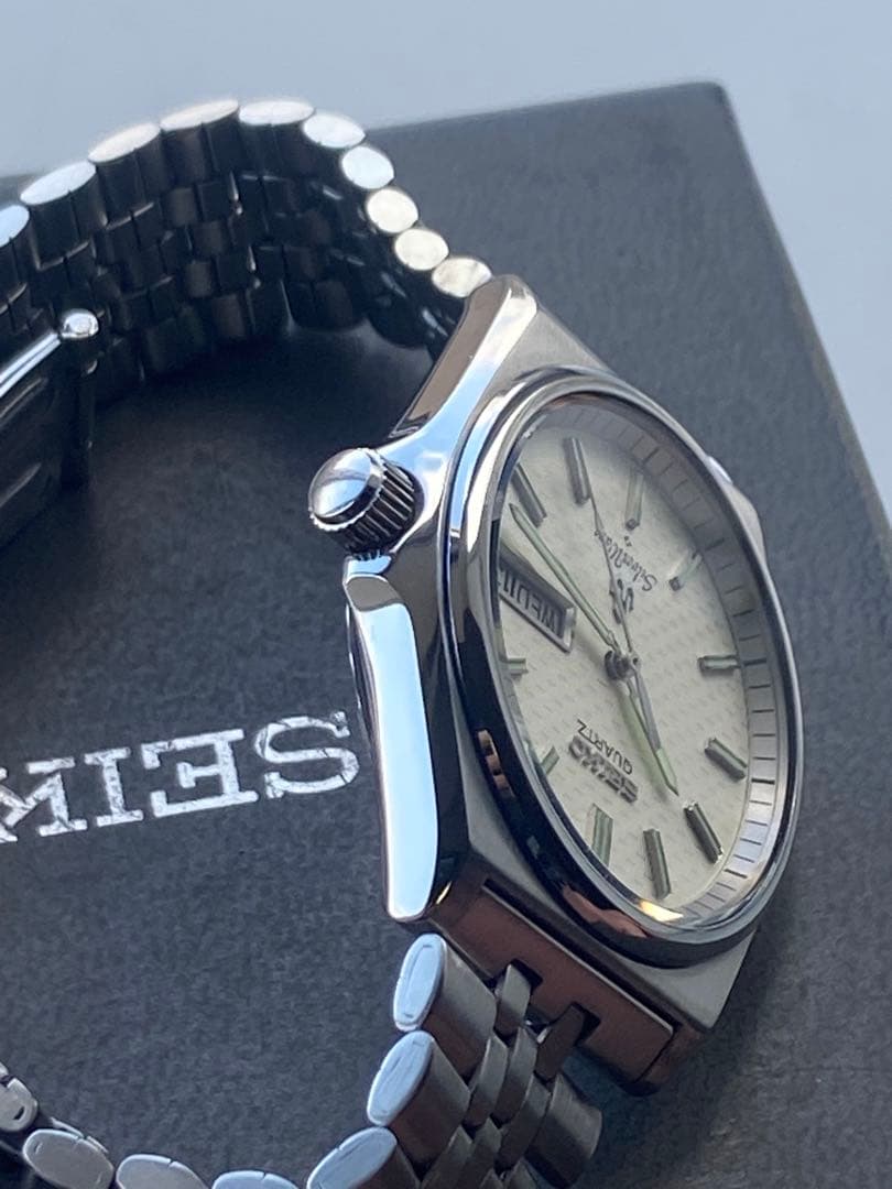 セイコー SEIKOシルバーウェーブ　希少モデル　アンティーク　キズ無し極美品