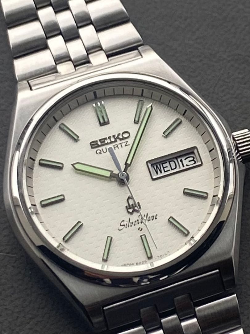 セイコー SEIKOシルバーウェーブ　希少モデル　アンティーク　キズ無し極美品
