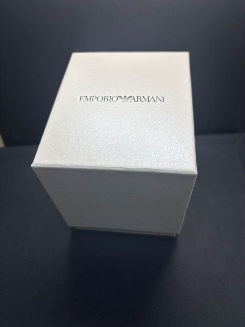 未使用品！エンポリオアルマーニ クロノグラフ 腕時計 AR1787 稼働品
