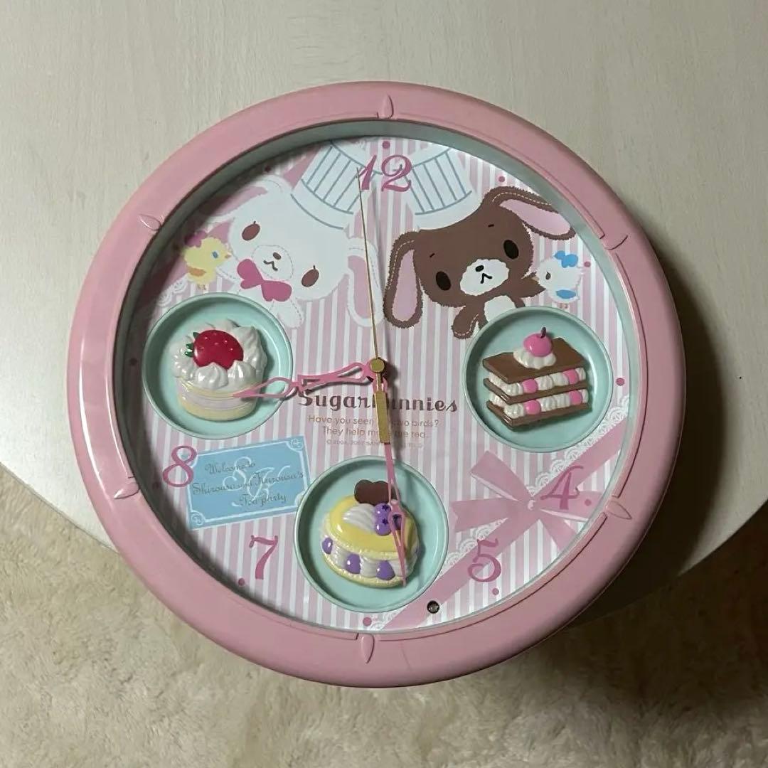 シュガーバニーズ 掛け時計