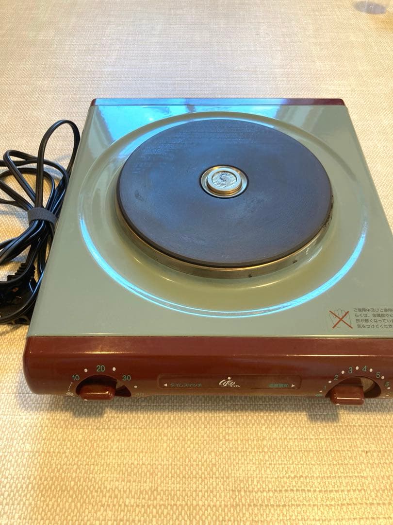 【生産終了品】最高級しばのキッチン/クッキングコンロ/電気コンロ/レトロ