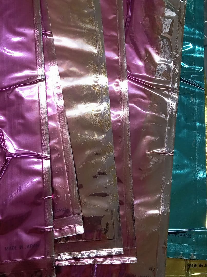 【未使用品】トムとジェリー 袋 金 銀 紫 青 光沢あり 計24枚