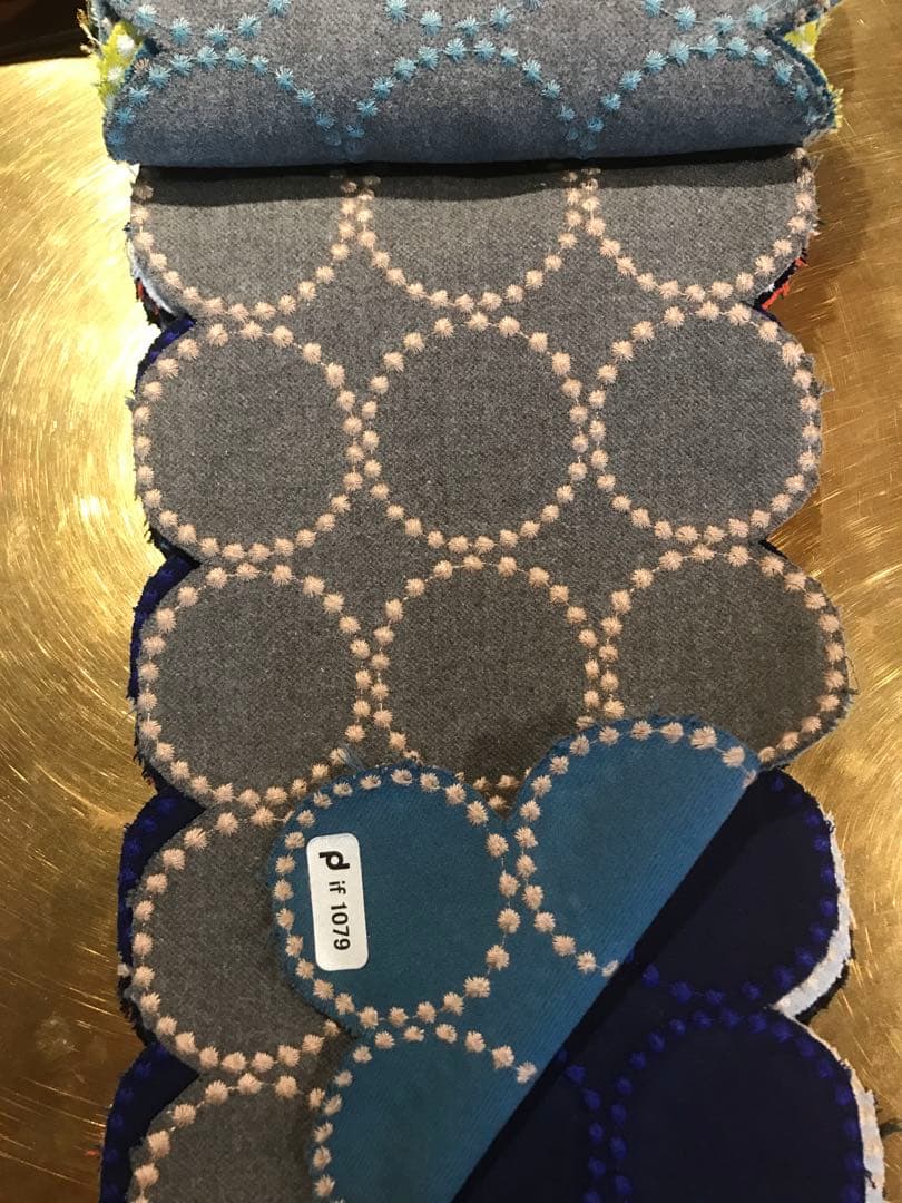 -Chim-さん専用 ミナペルホネン ハンドメイド スツール タンバリン 生地