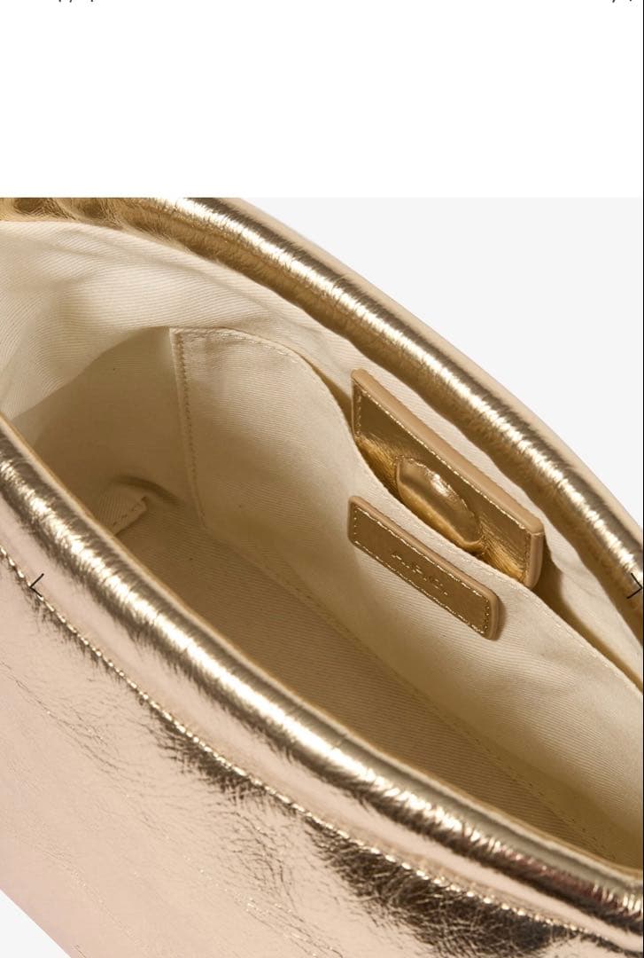 ジ*ー様 A.P.C. アーペーセー　NINONバッグ　メタリックゴールド