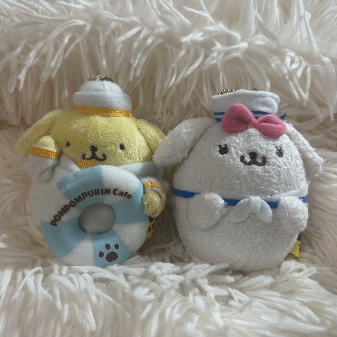 ポムポムプリンカフェ 横浜店限定 ぬいぐるみボールチェーン