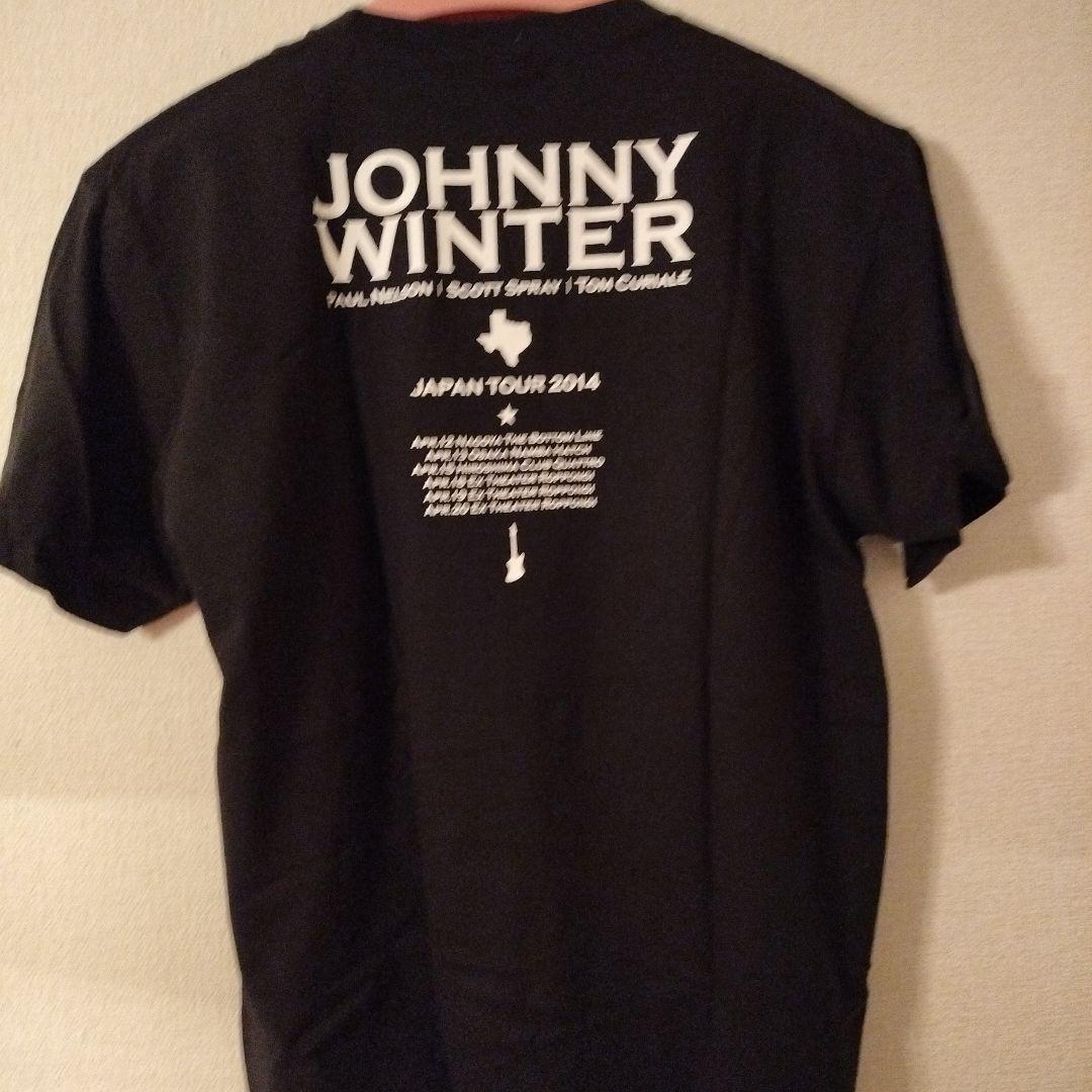 メンズ バンT ジョニー・ウィンター SizeXL 2014 ジャパンツアー