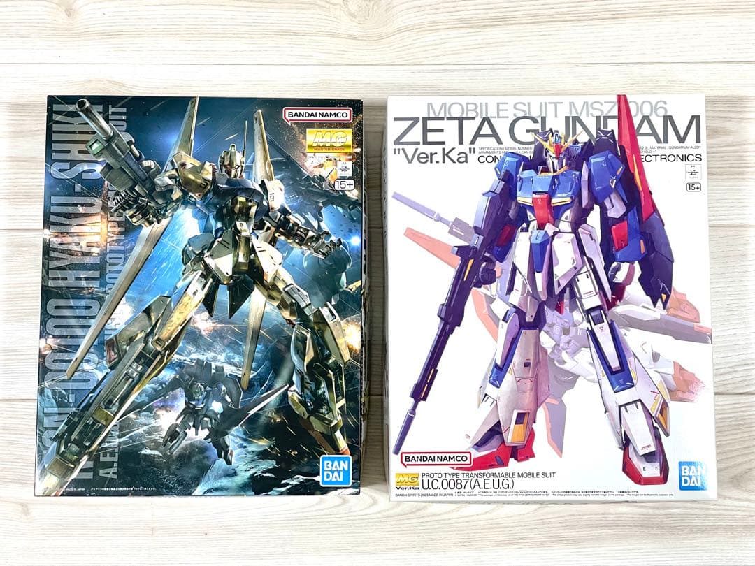 MG 1/100 Zガンダム \"Ver.Ka\" & 百式 2体セット新品未組立 MG 1/100 ゼータガンダム Ver.Ka MG 1/100 ZガンダムVer.Ka レビュー