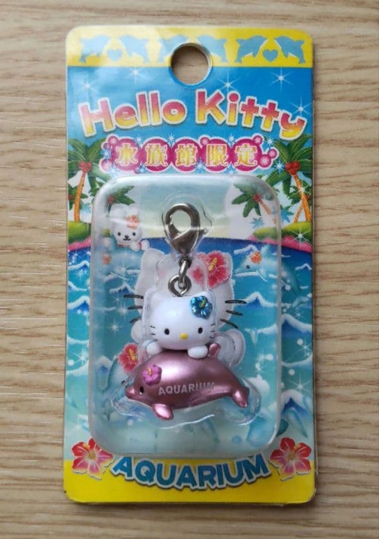 ハローキティ 水族館限定 ファスナーマスコット イルカ(ピンク) - メルカリ