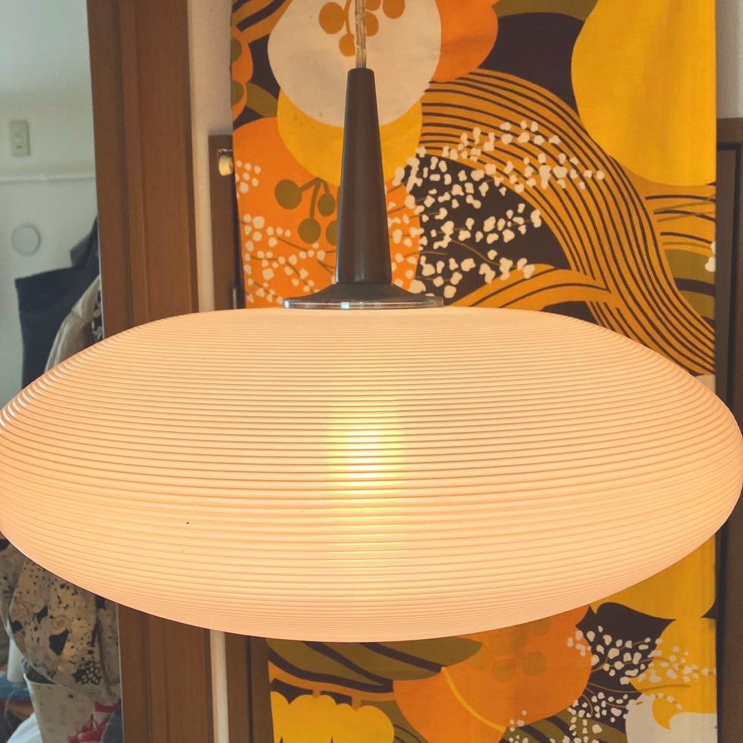 昭和レトロ レトロポップ 照明 ペンダントライト 盤型 ナショナル 当時物