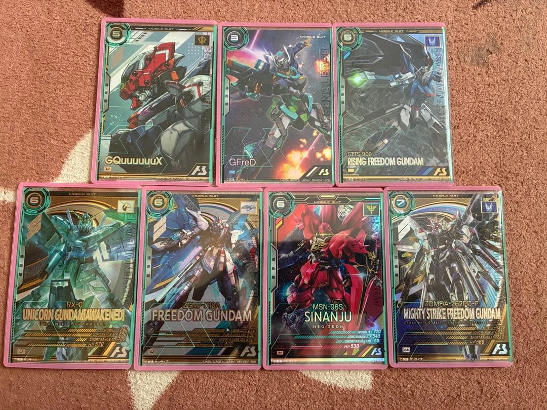 オ*シ様 アーセナルベース 引退カードセット 機動戦士ガンダム