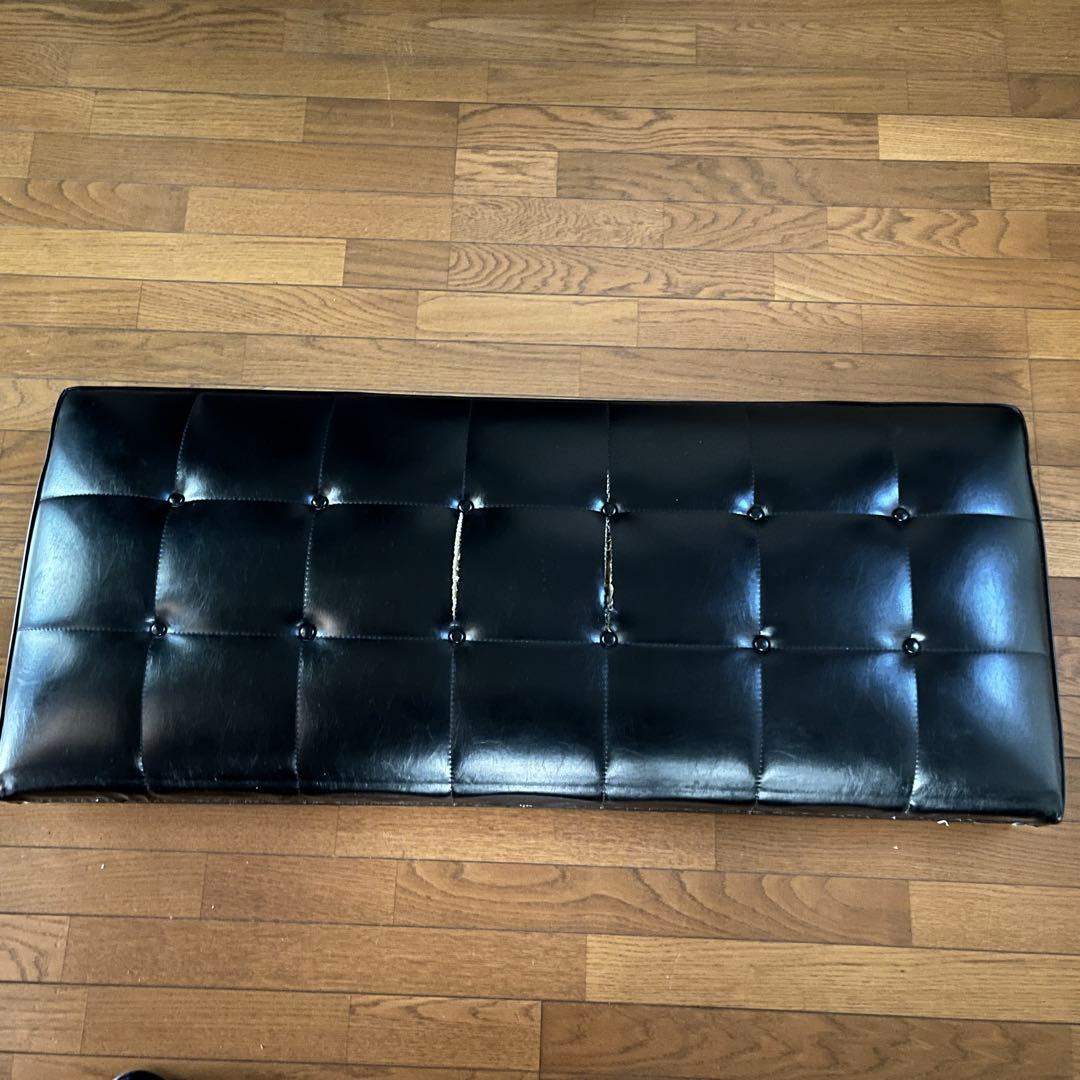 【カリモク60】Kチェア2シーター専用シート交換パーツ スタンダードブラック