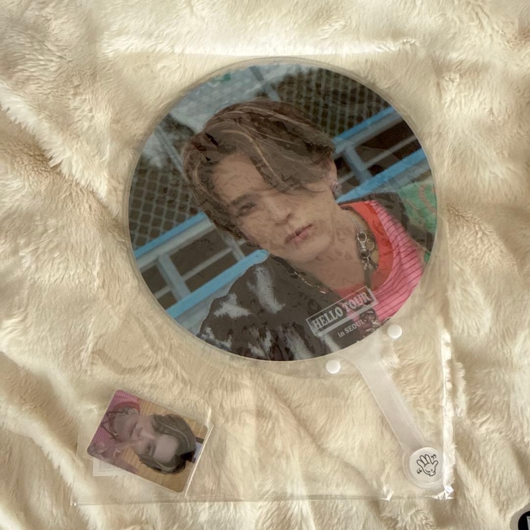 TREASURE アサヒ グッズセット ぬいぐるみ・うちわ・写真カード