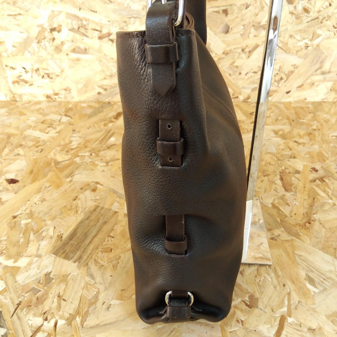 極美品 バリー 希少デザイン ワンショルダーバッグ オールレザー シボ