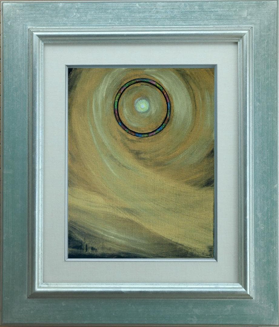 油絵 菅家令子 絵 絵画 インテリア F3-G172023 風景祈り希望奇跡