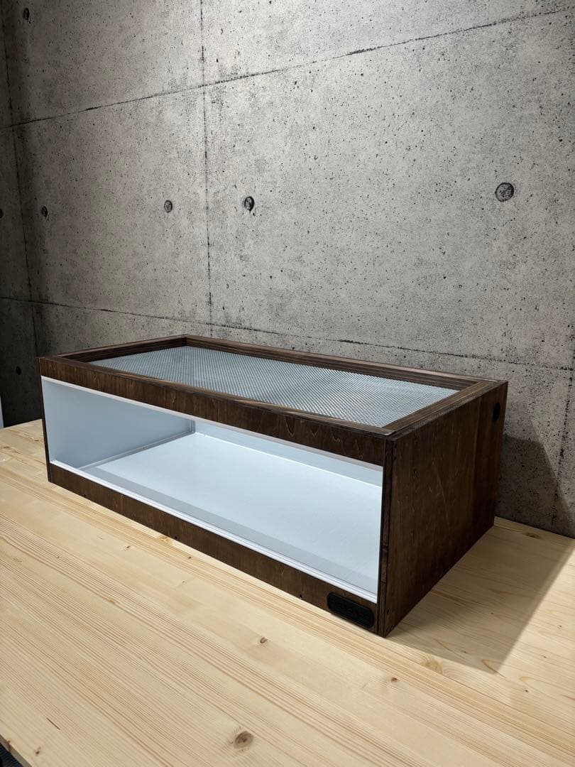 爬虫類木製ケージ 手作りゲージ 木製 爬虫類ケージ｜小動物 メラミン