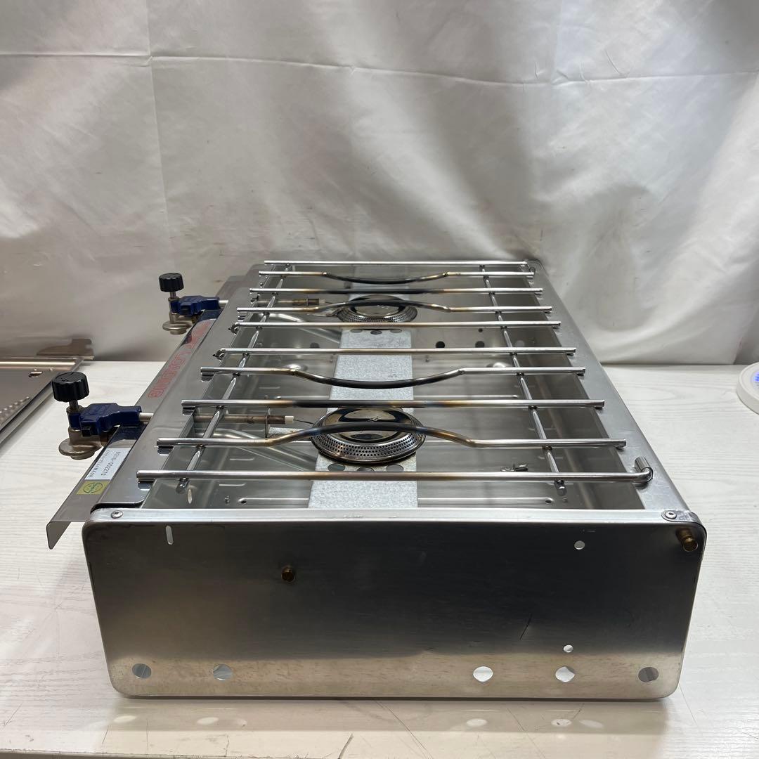 希少品 イワタニプリムス P-2FLA-AL ツーバーナーコンロ