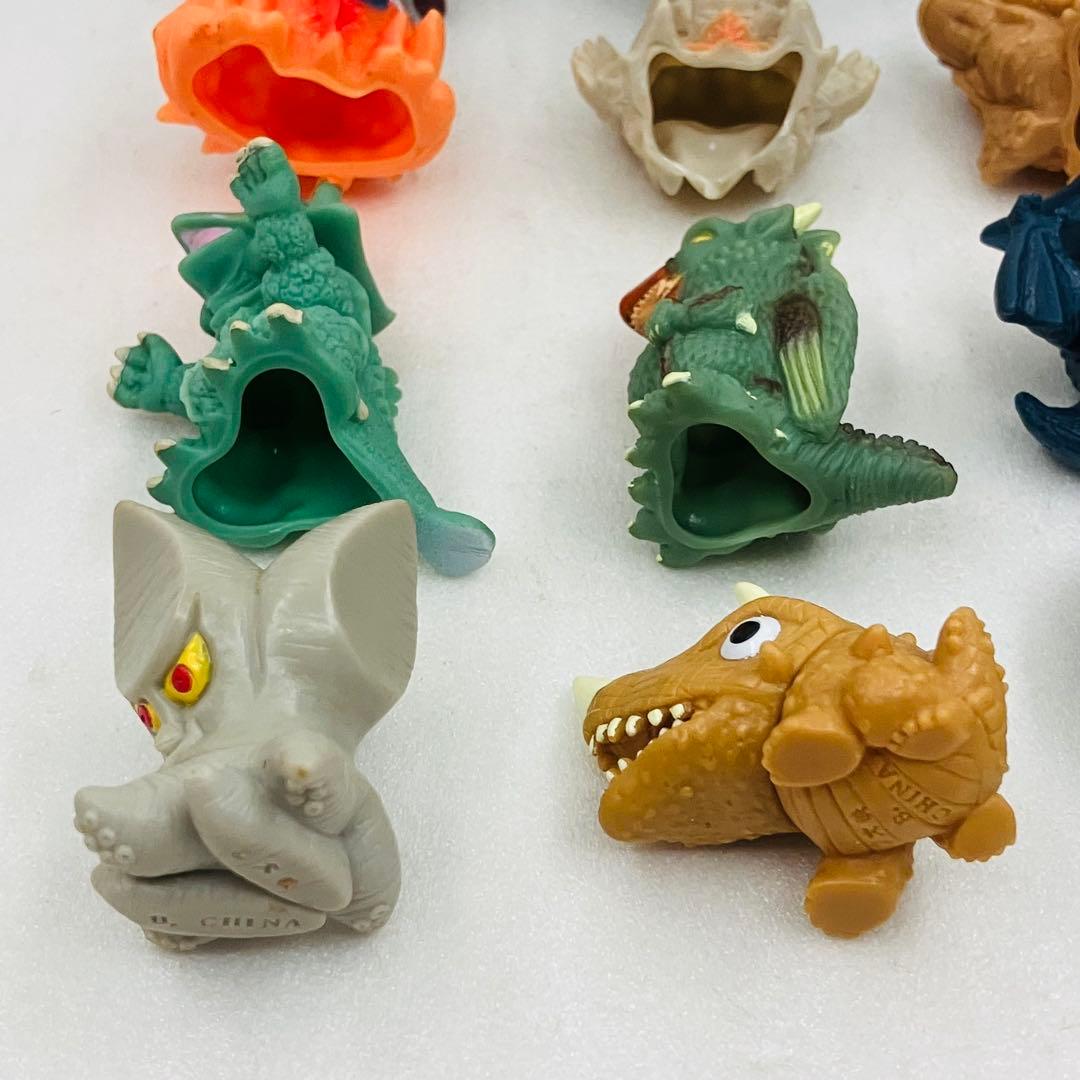 当時物／レア ガメラ 怪獣 指人形 15個 まとめセット 怪獣