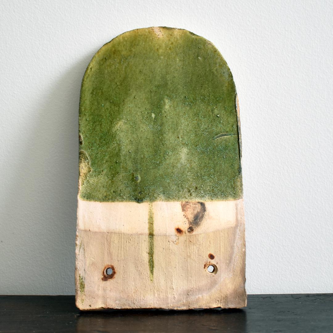 茶道具 寒牡丹 茶碗 ＆ 鋳銅蓋置 NO317