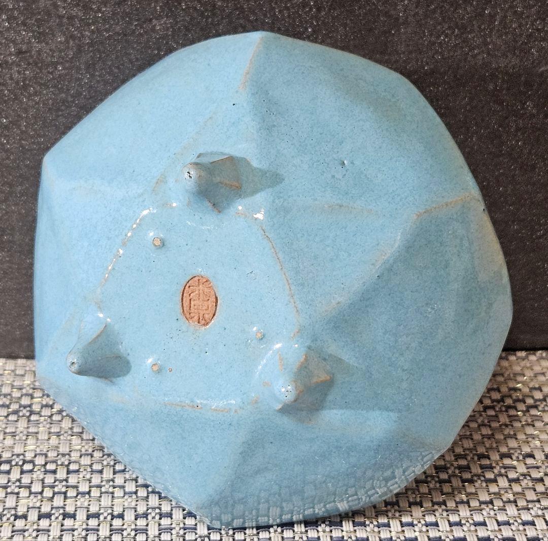 パリ萬國博覽會大賞受領作家❗】大正時代 名工 井本米泉作 倣 鈞窯 晴