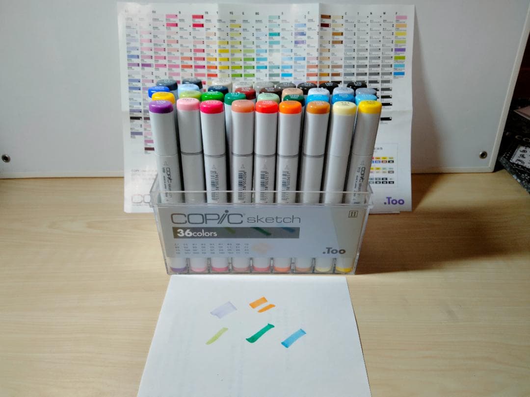 コピックスケッチ 72色セット(36＋12＋12＋12色セット)