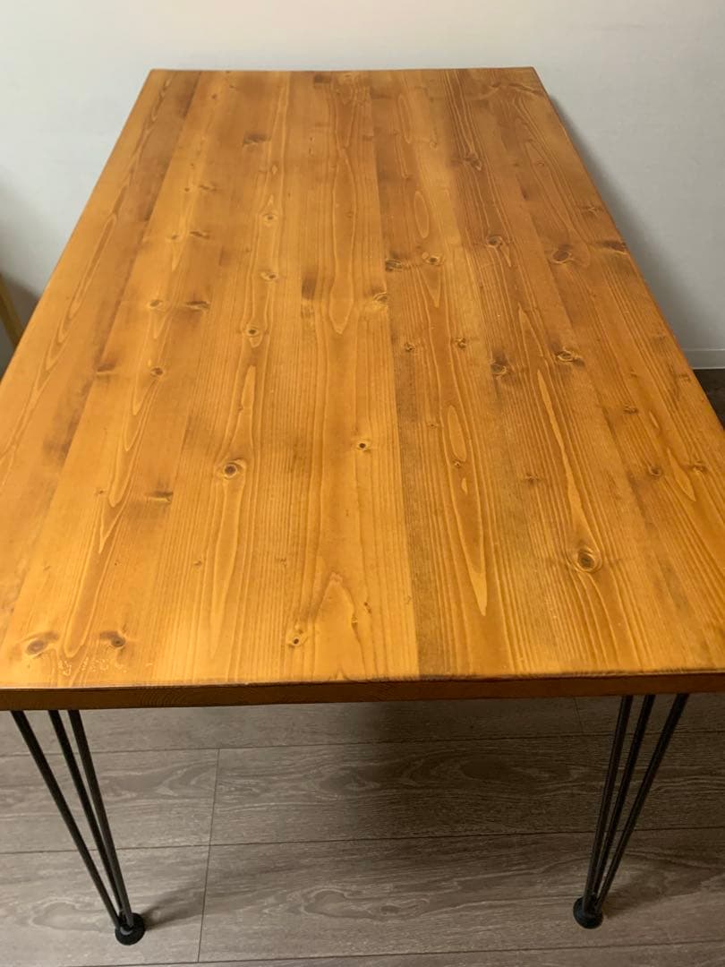 LOWYA 天然木ダイニングテーブル 幅120