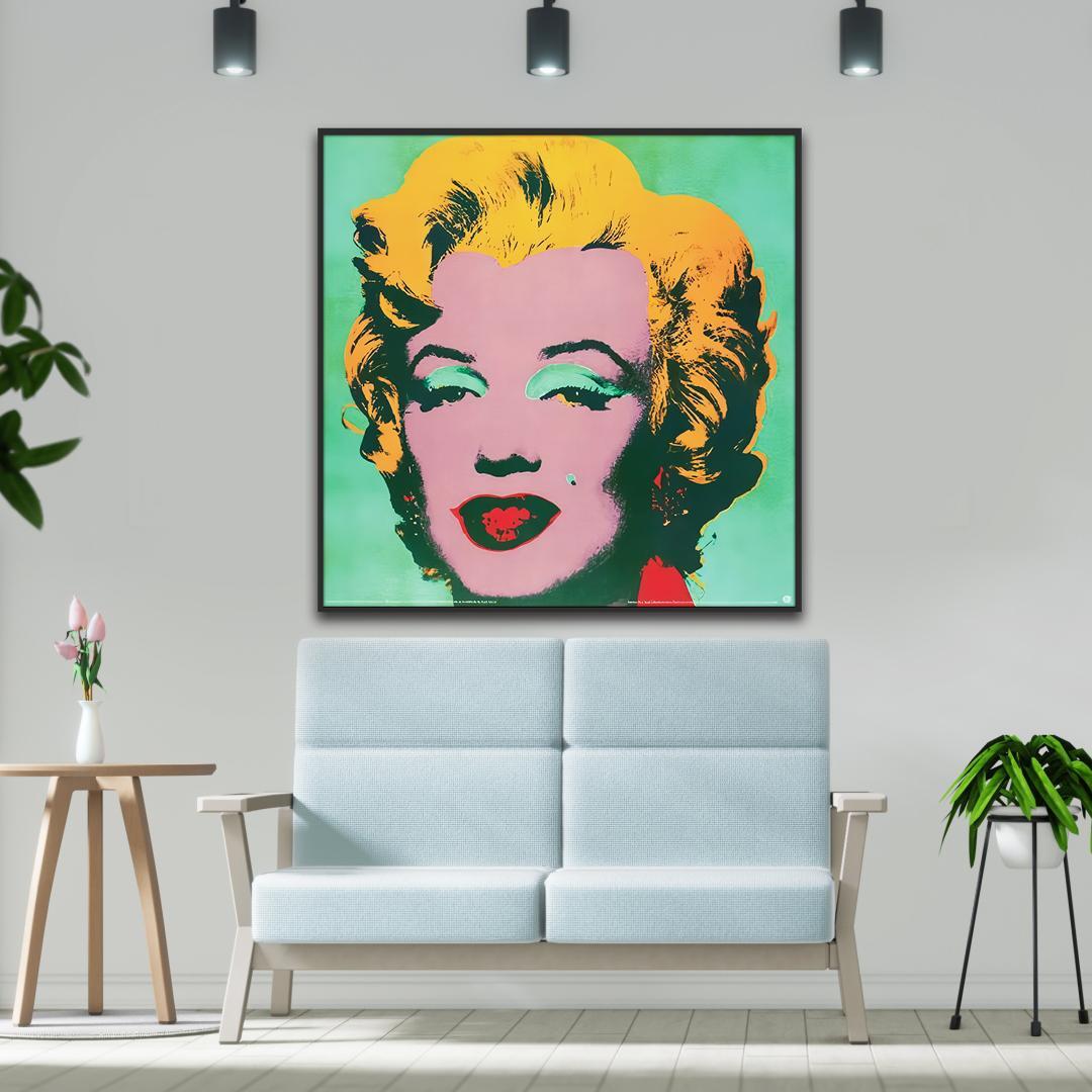額装済/ポスター/マリリンモンロー グリーン/アンディ ウォーホル/インテリア