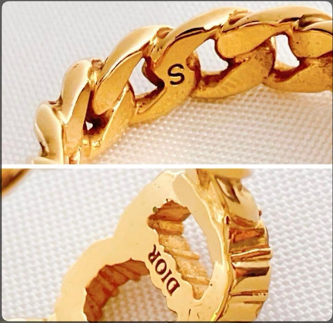 ディオール dior CD リング 指輪 ゴールド レディース S