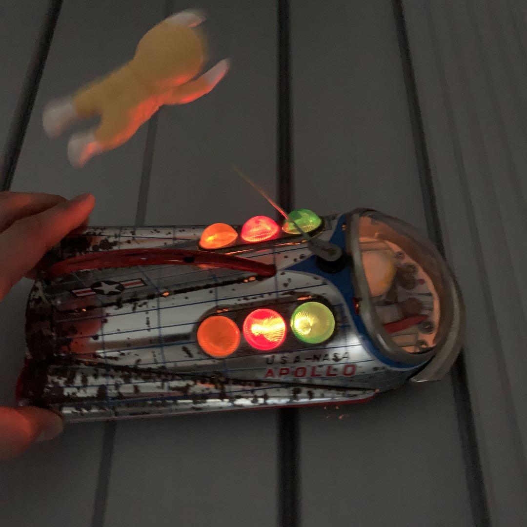 昭和30年代】昔のマスダヤ ブリキ U.S.A.-NASA APOLLO箱無し