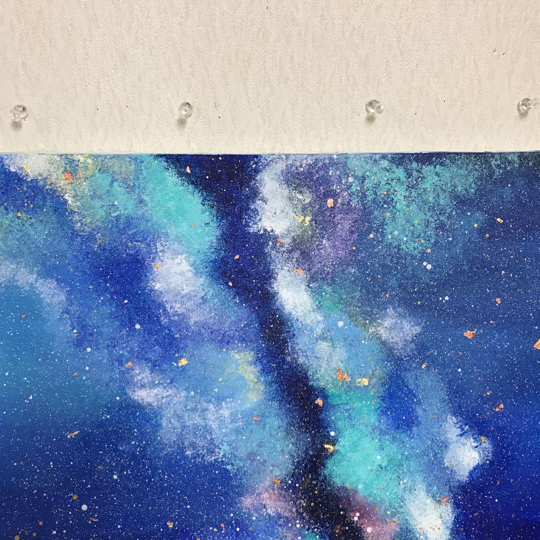 アートパネル　絵画　絵　抽象画　夜空　星　天の川　インテリア　現代アート