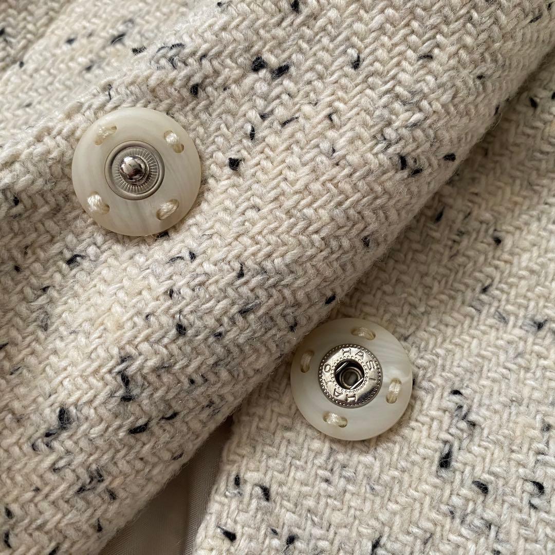 美品 NEMIKA ネミカ ツイード チェスター コート 11 レリアン