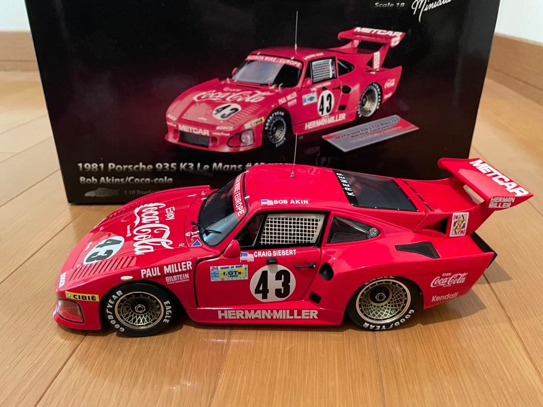 TSM 1/18 ポルシェ935K3 1981 ルマン #43 コカコーラ