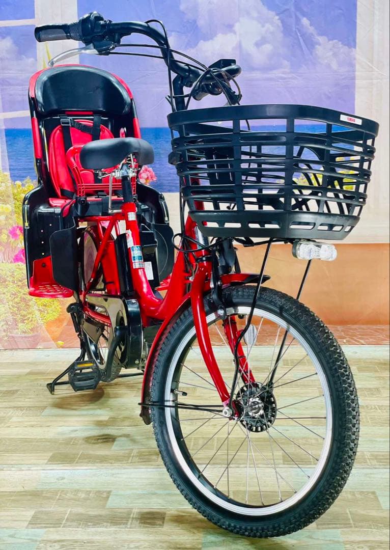 大人気！PASバビー12AH⭐️ヤマハ子供乗せ電動アシスト自転車Y0651