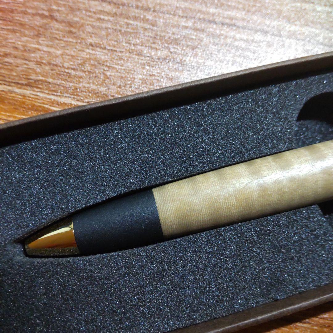 ボナンペン 栃縮杢 真鍮金具 文房具・事務用品 ボナンペン シャーペン