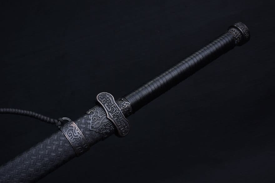 武具　刀装具　日本刀　模造刀 横刀  直刀 曲龍