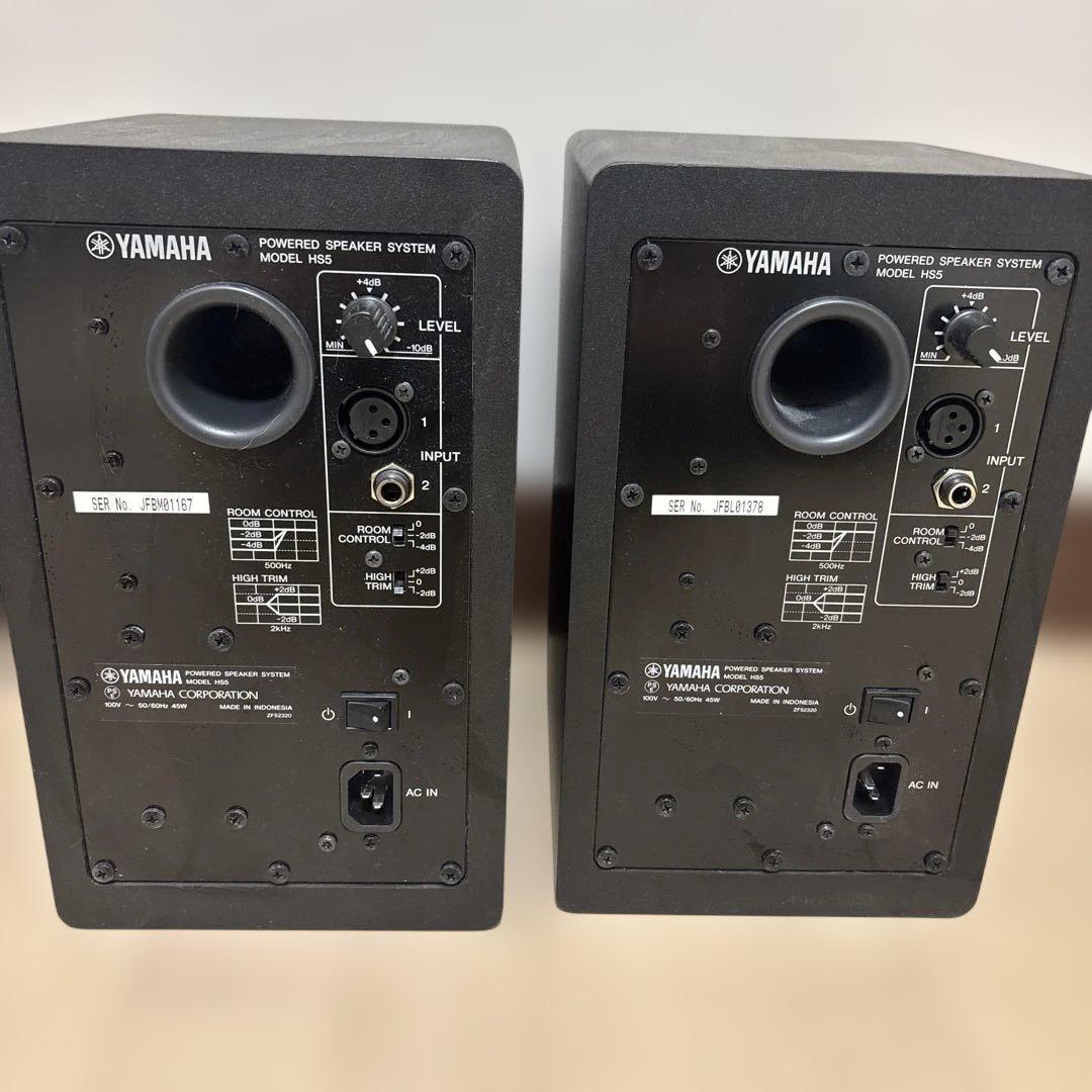 配信機器・PA機器・レコーディング機器 YAMAHA HS5