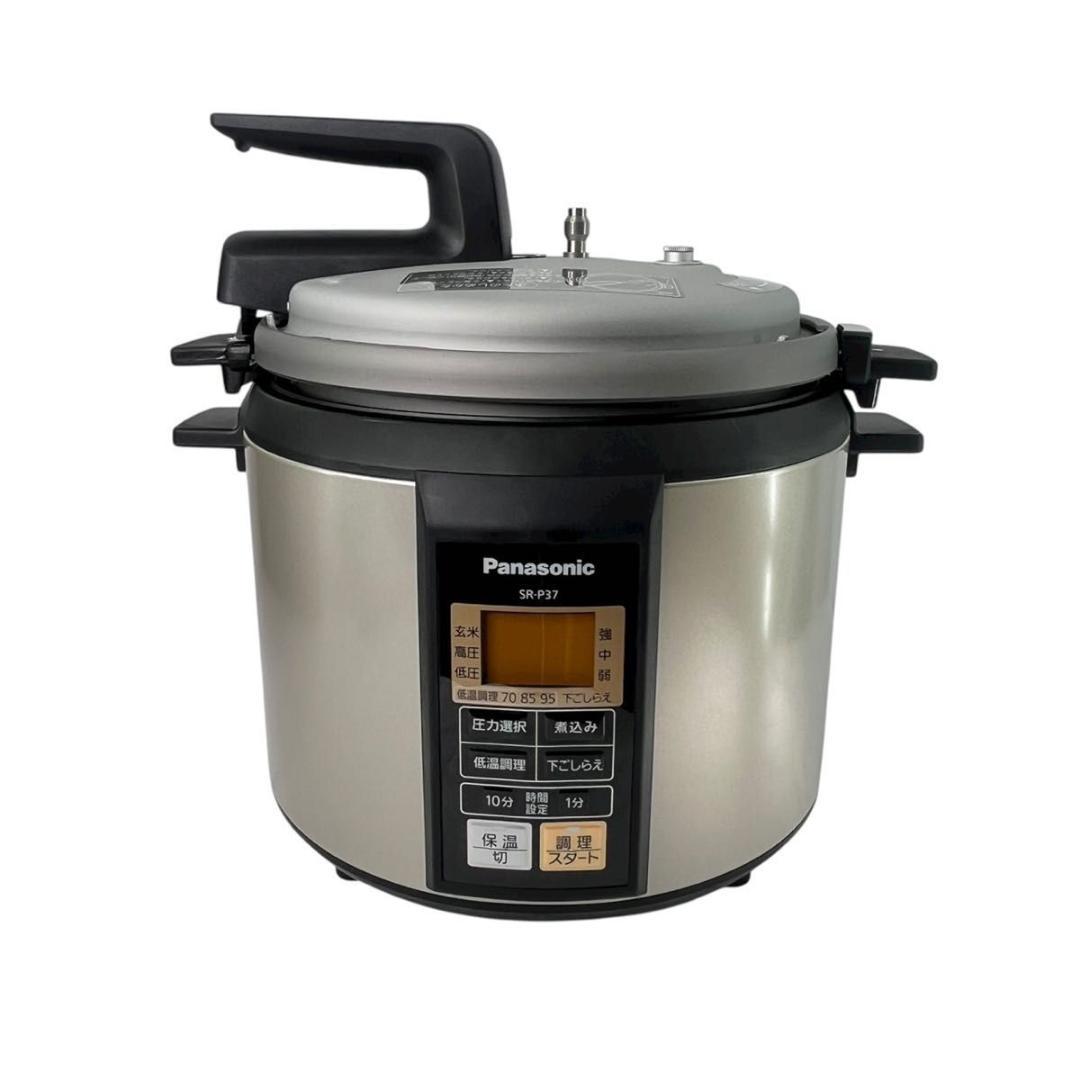 【未使用品】Panasonic 電気圧力鍋 SR-P37 3.7L マイコン