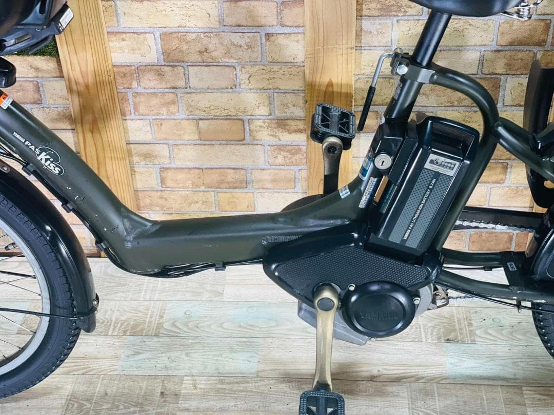 超特価 No1モデル グリーン系 ヤマハ 子供乗せ電動アシストH2979