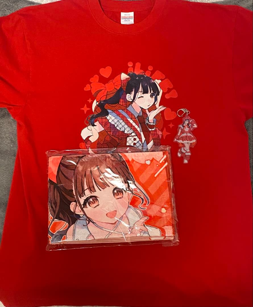 iLiFE! 心花りり 推しTシャツ タオル アクキー