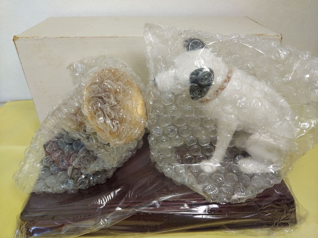 ☆ニッパー犬&蓄音機&台座 3点箱入【日本Victor】超プレミア