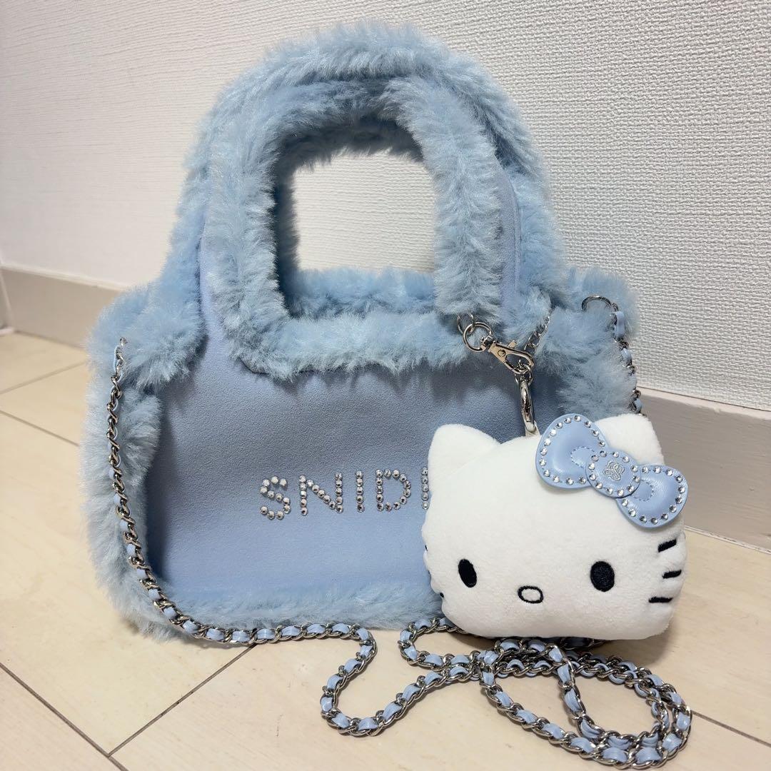 snidel スナイデル HELLOKITTY バッグ コラボ キティ ムートン