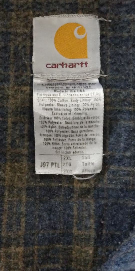 USA 製 Carhartt デトロイトジャケット j97ptl