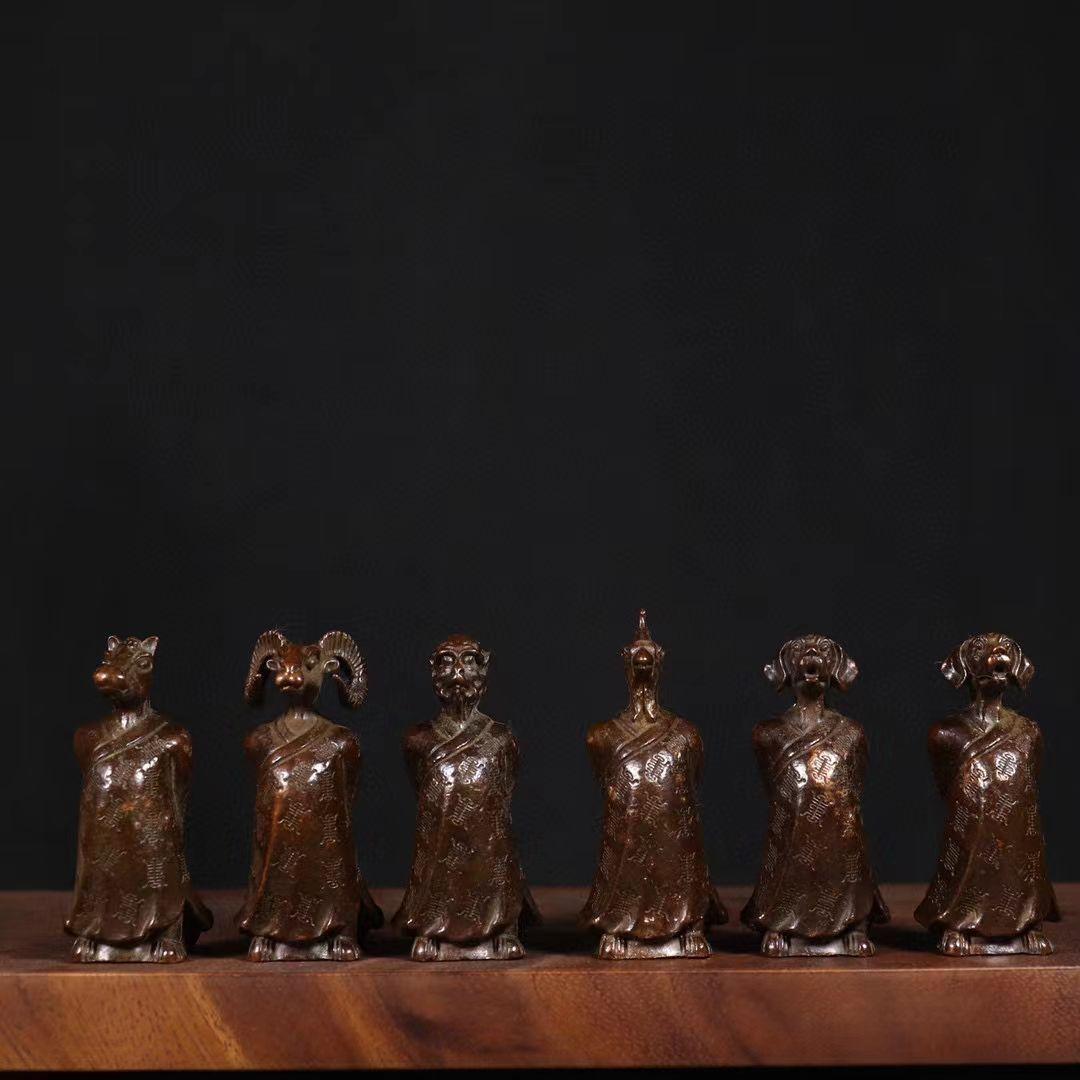 お香立て　香炉　線香立て　インセンスホルダー　干支　十二支 　12体セット