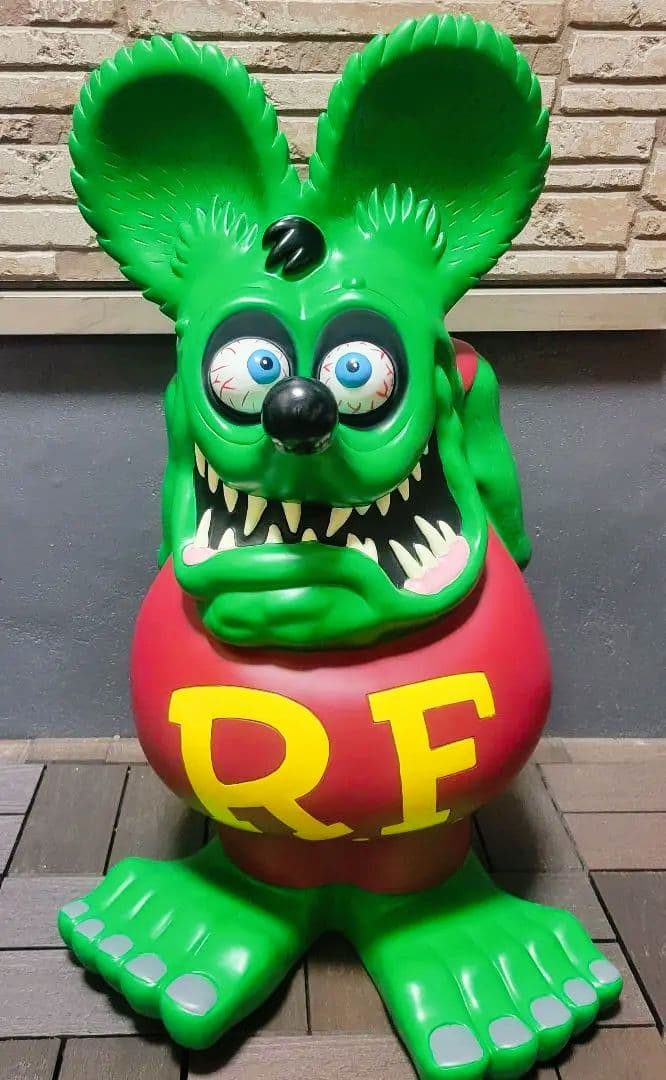 ラットフィンク フィギュア 貯金箱 大容量 おしゃれ 500円玉