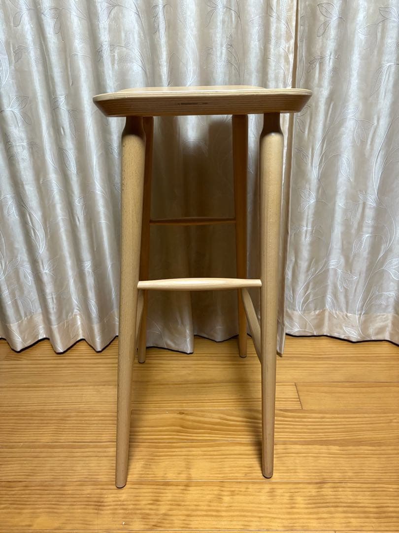 QUON クオン　スツール カウンターチェア ポーランド　木製 天然木