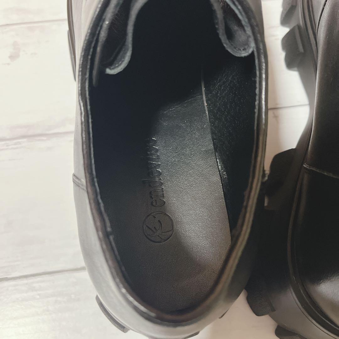 未使用級endevice エンデヴァイス モカシン ブラック 27 センチ