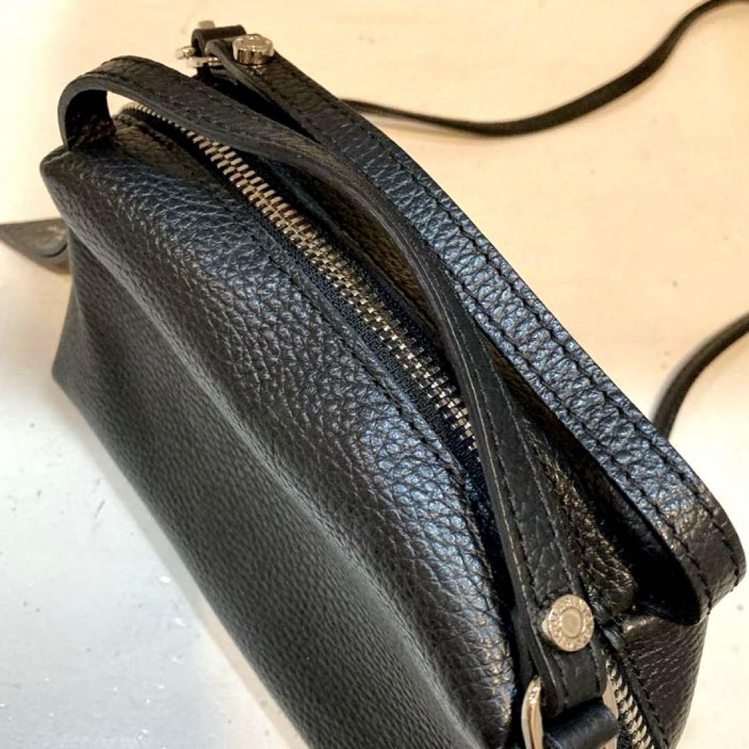 【美品】GIANNI CHIARINI アリファ S ショルダーバッグ　黒