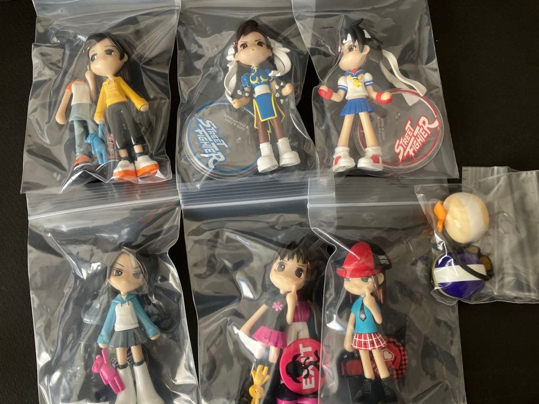 ピンキーストリート フィギュア6体セット＋ヘルメット2個 - メルカリ