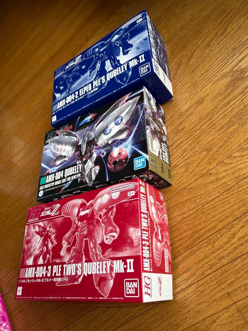 HG キュベレイ 3種+ ファンネルエフェクト３個