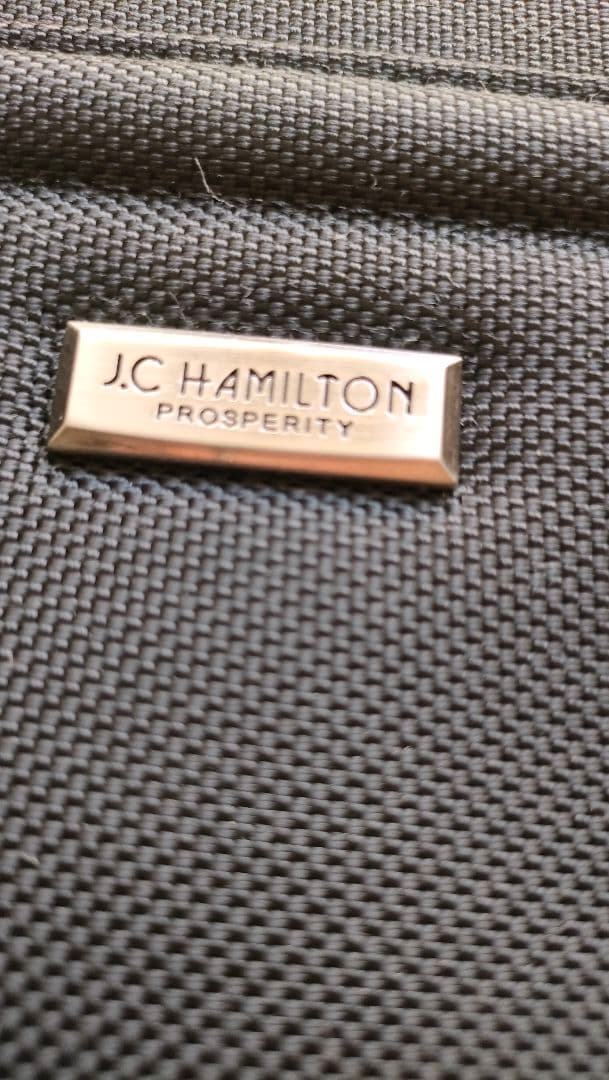m*6様 J.C. HAMILTON ブラックビジネスバッグ