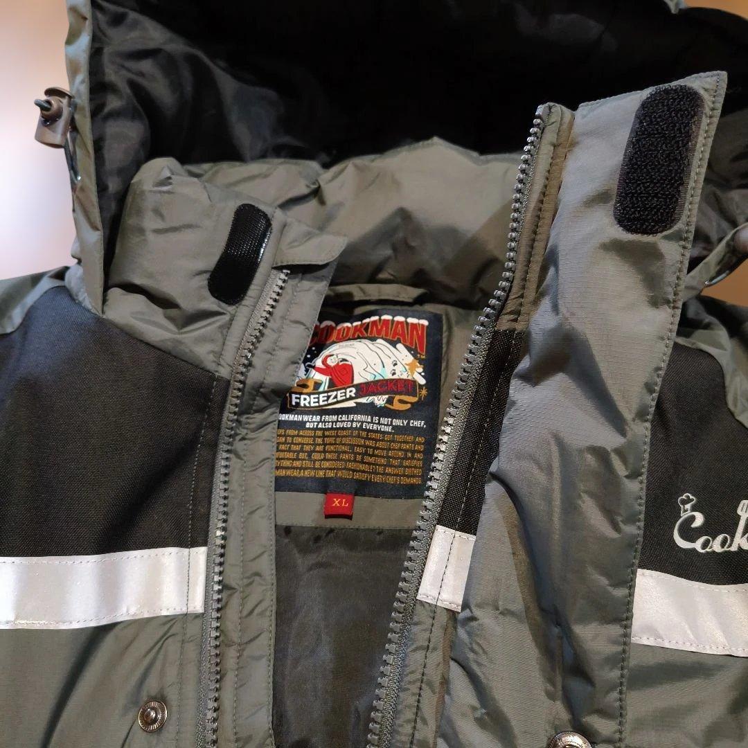 美品★COOKMAN クックマン★グレーFREEZER JACKET★サイズXL